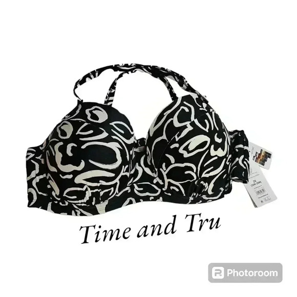Time and Tru Swimsuit Top 2X (20W-22W) - Picture 1 of 6